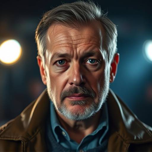 Portrait of Sergei Morozov, a successful director known for his innovative use of cinematography.